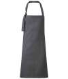 PR122 Premier Regenerate Bib Apron GREY DENIM colour image